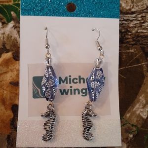 Ocean themed earrings